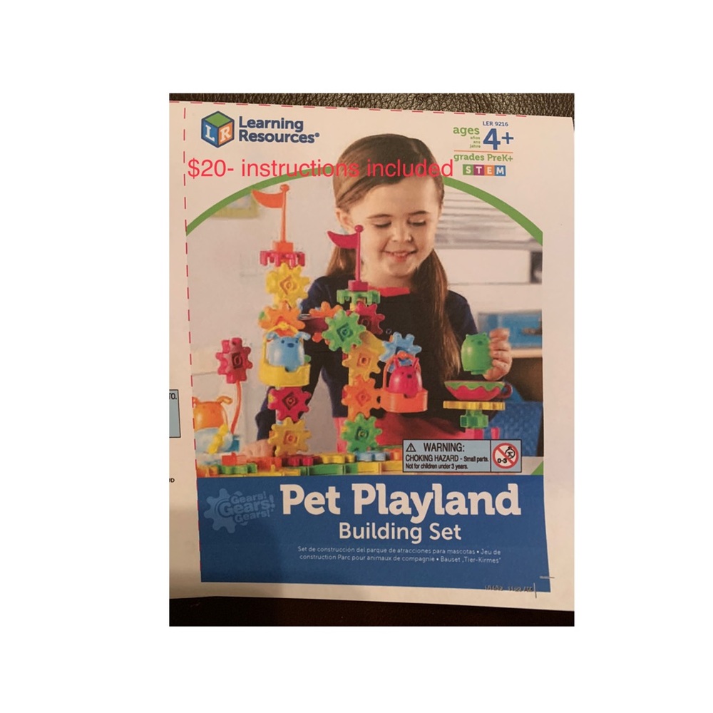 Pet Playland Gears Building set - Full Set